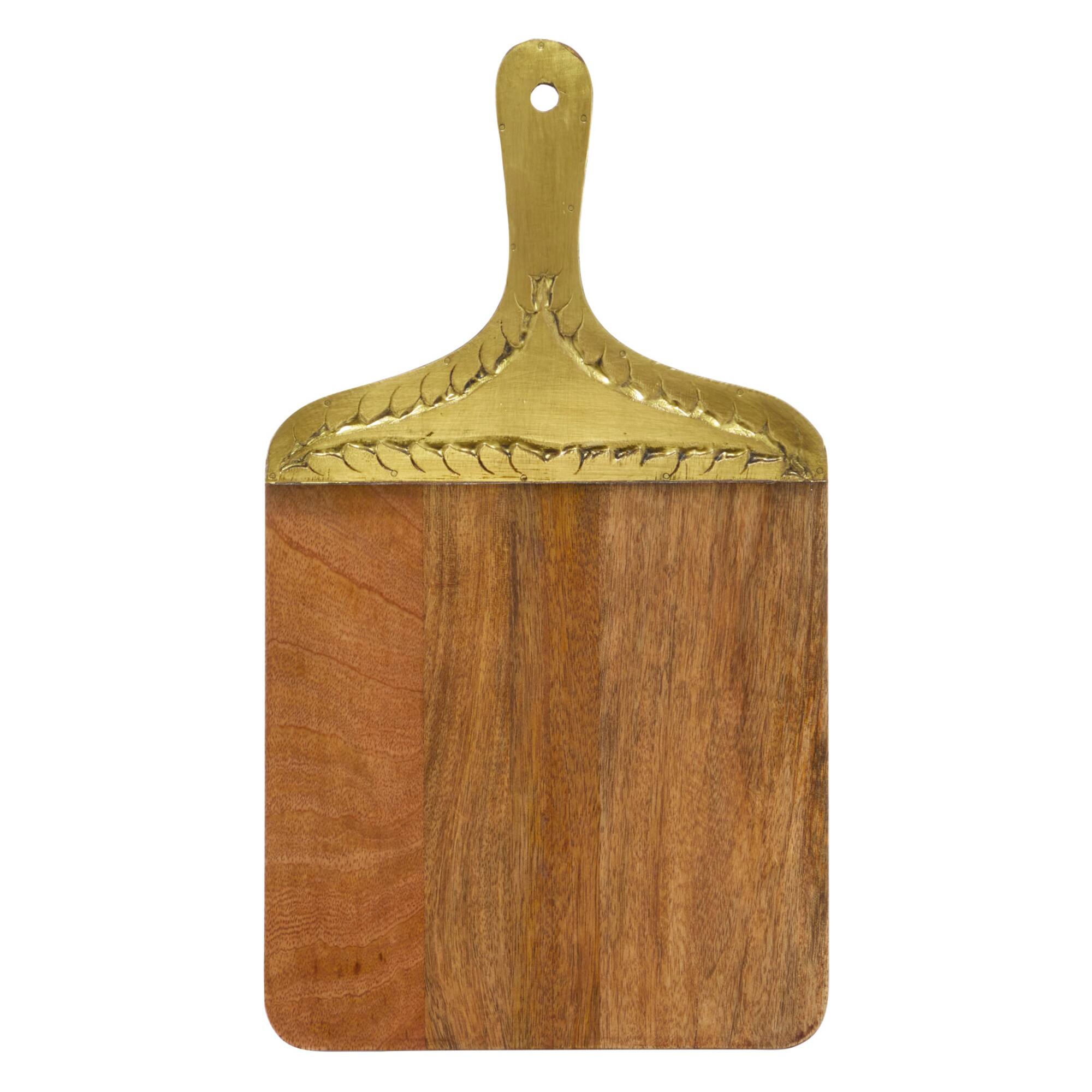 18" Brown Wood Natural Decorative Cutting Board